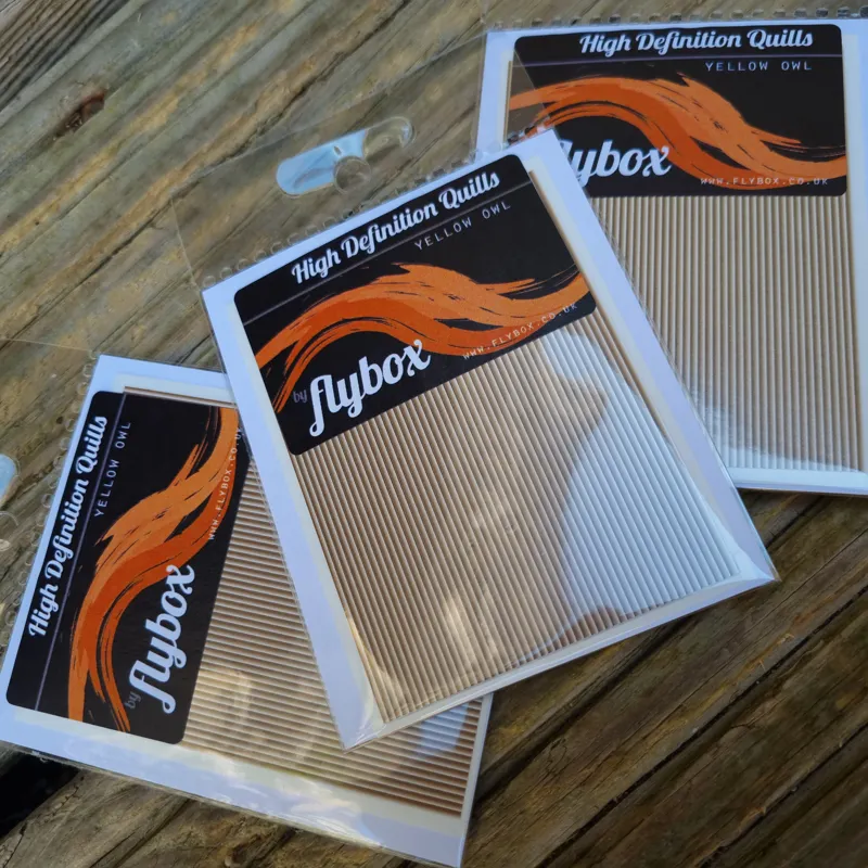 Flybox High Definition Quills in Yellow Owl-1